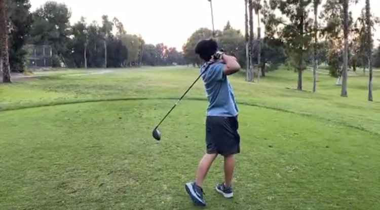 The Cypress High School boys golf team is working on practicing and improving their swings.