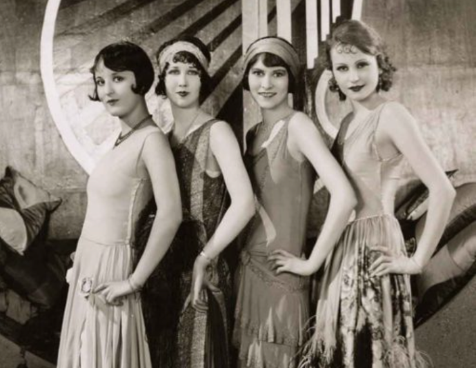 Women from the roaring 20s slayed in the fashion of their times.