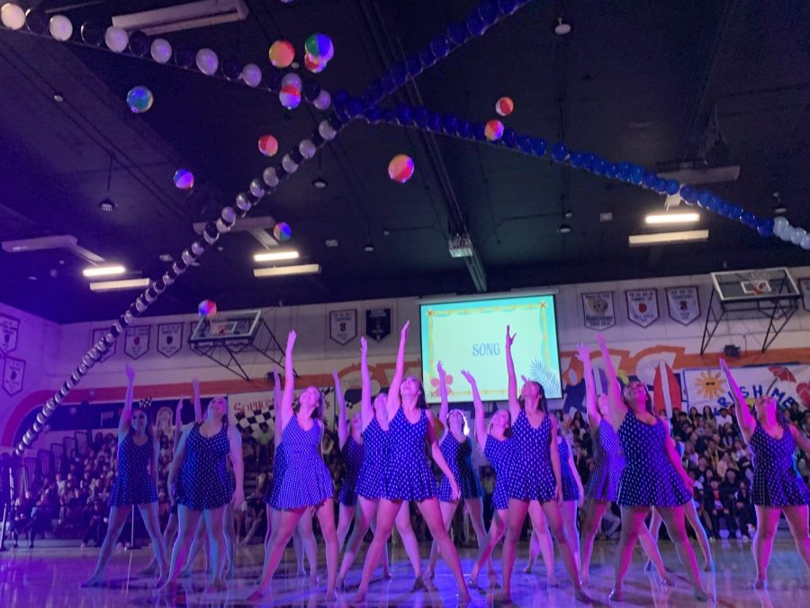 Song dazzles the stage at the Hang Ten Hoco Assembly