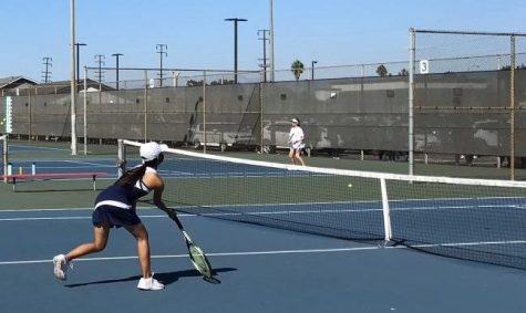 The girls tennis team 
 competed against Kennedy at home, and also just defeated Pacifica 13-5.