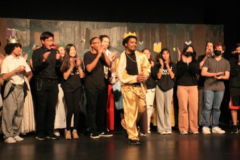 Cypress Theatre students celebrate a successful first play of the year!