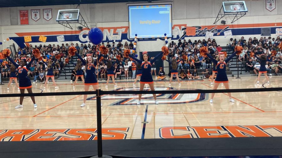 Cypress cheer bring joy and spirit to the student of Cypress