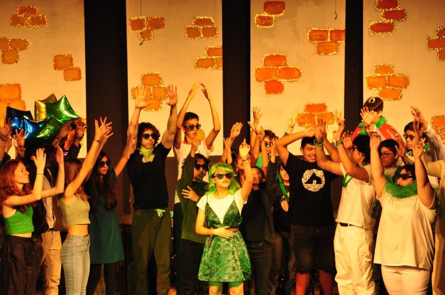 The combination of Cypress Theater, Dance, and Choir put on a musical called The Wiz.