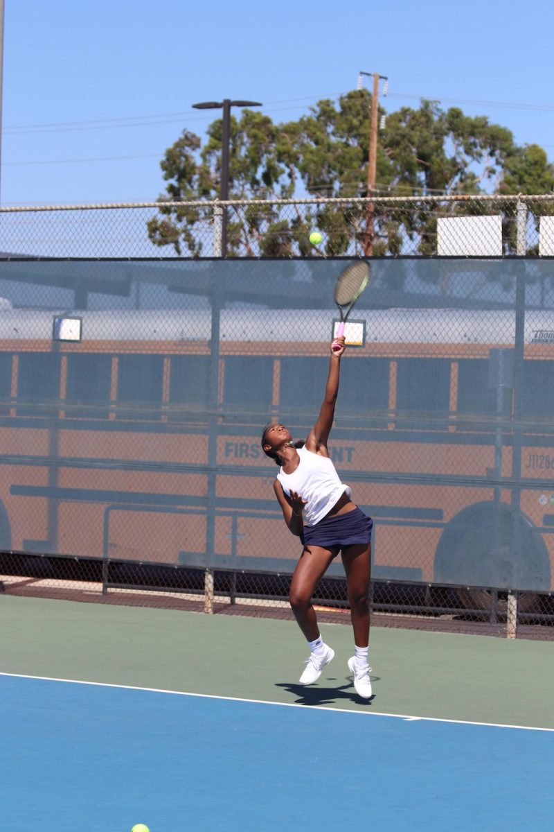 Miia Thomas (11) and her serve helped the team go to the championships.