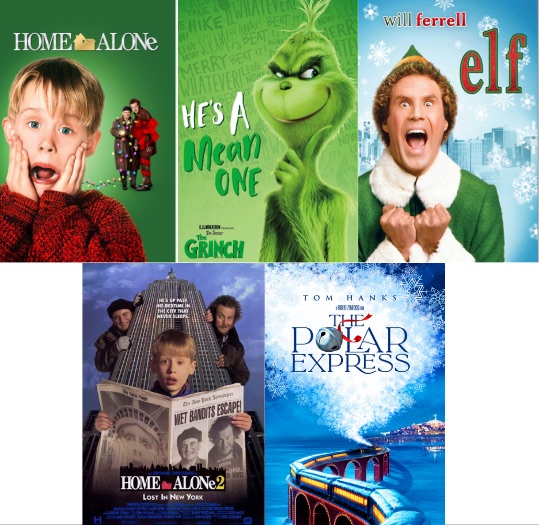 There are plenty of holiday films to choose from this Winter!