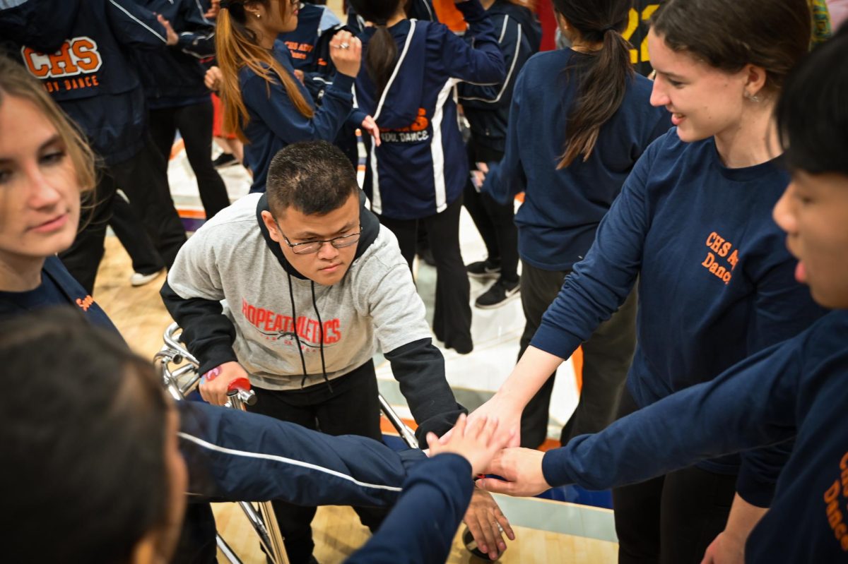 Games were played in tournament style, with CHS students as referees.