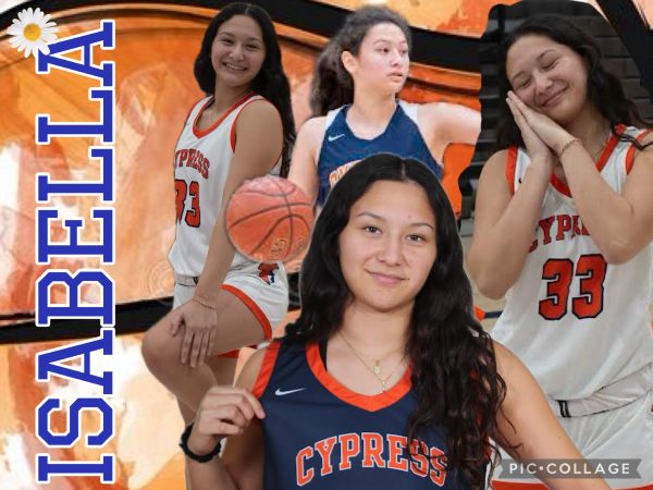 The girls basketball captain, Isabella Caceres, is an outstanding leader and and an example for her team.