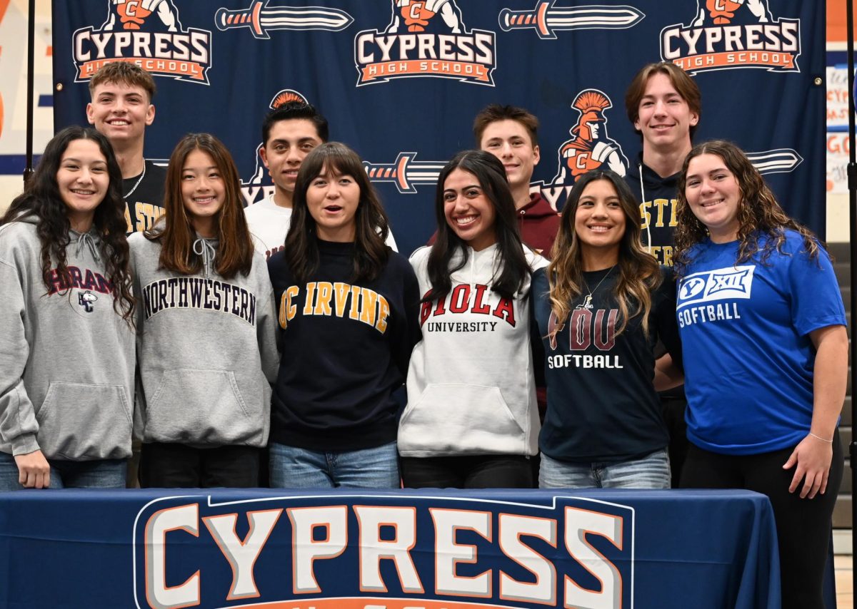These athletes have made Cypress proud of everything they have accomplished.