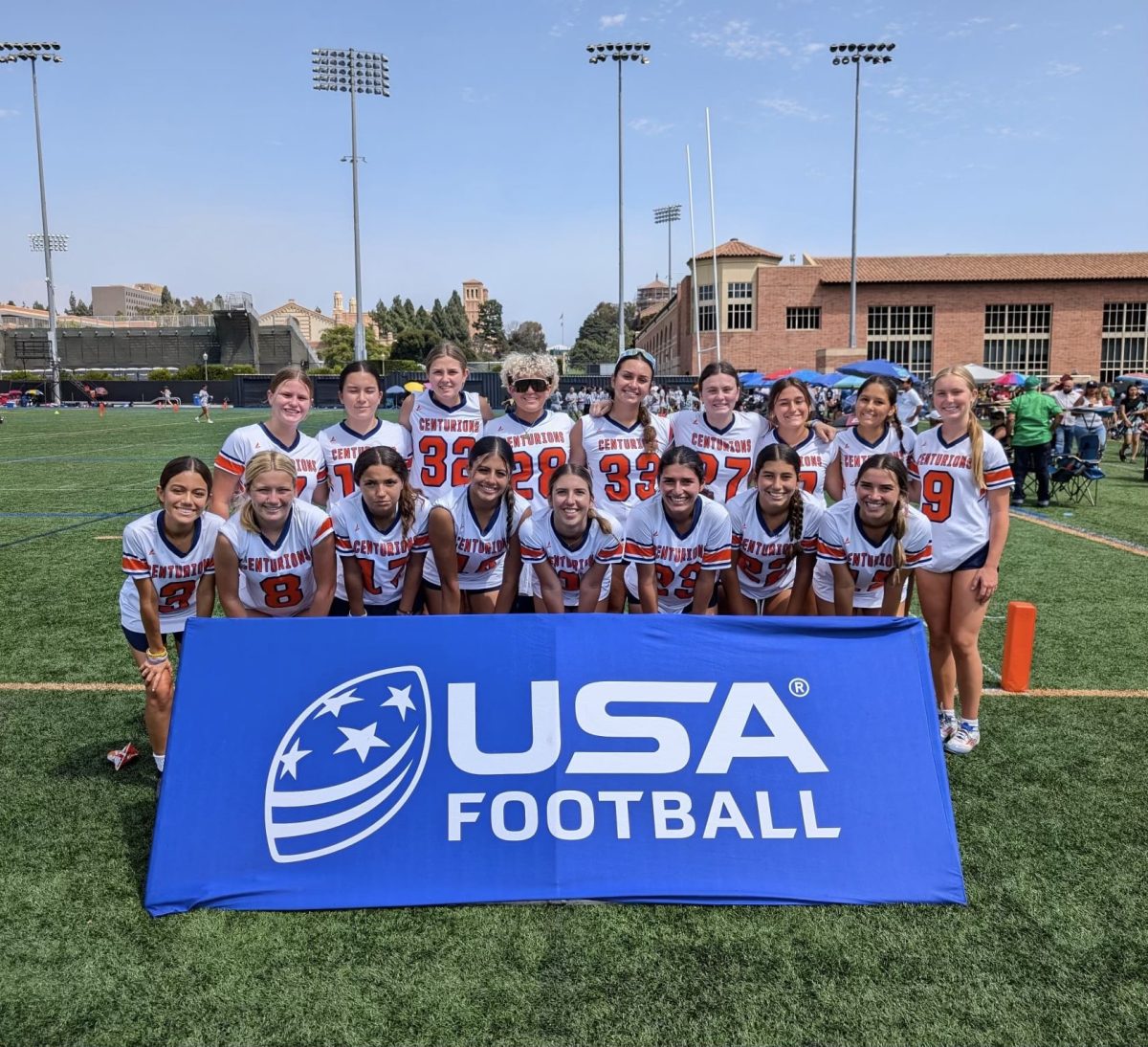 Cypress High School Girls Flag Football team breaks into the county rankings after going 2-0 at the Rams Jamboree.