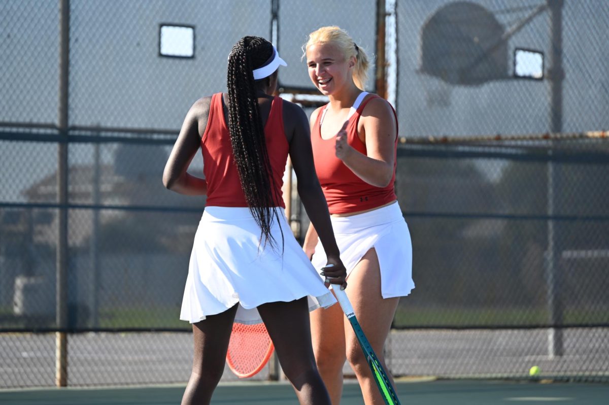 The Girl's Tennis team debuted their season with a score of 15-3 against Sage Hill.