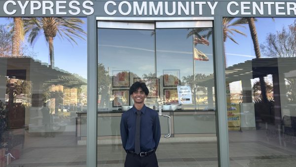 Kalayarasan Thangamani, a senior at Cypress High School has been working on this Civic Action Project for four months and felt the traffic comission was supportive and open minded of helping the community. 