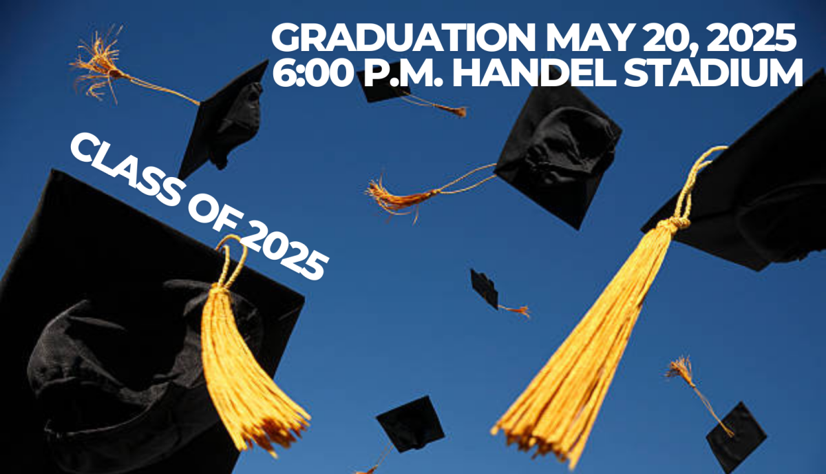 Cypress High School Class of 2025 will be graduating on May 22, 2025 at 6:00 p.m. at Handel Stadium.