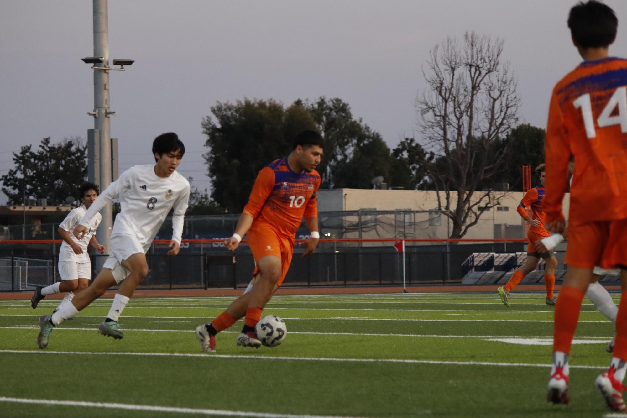 The Cypress High School boys varsity soccer team secured a spot in the CIF quarterfinals for the first time since 1994.