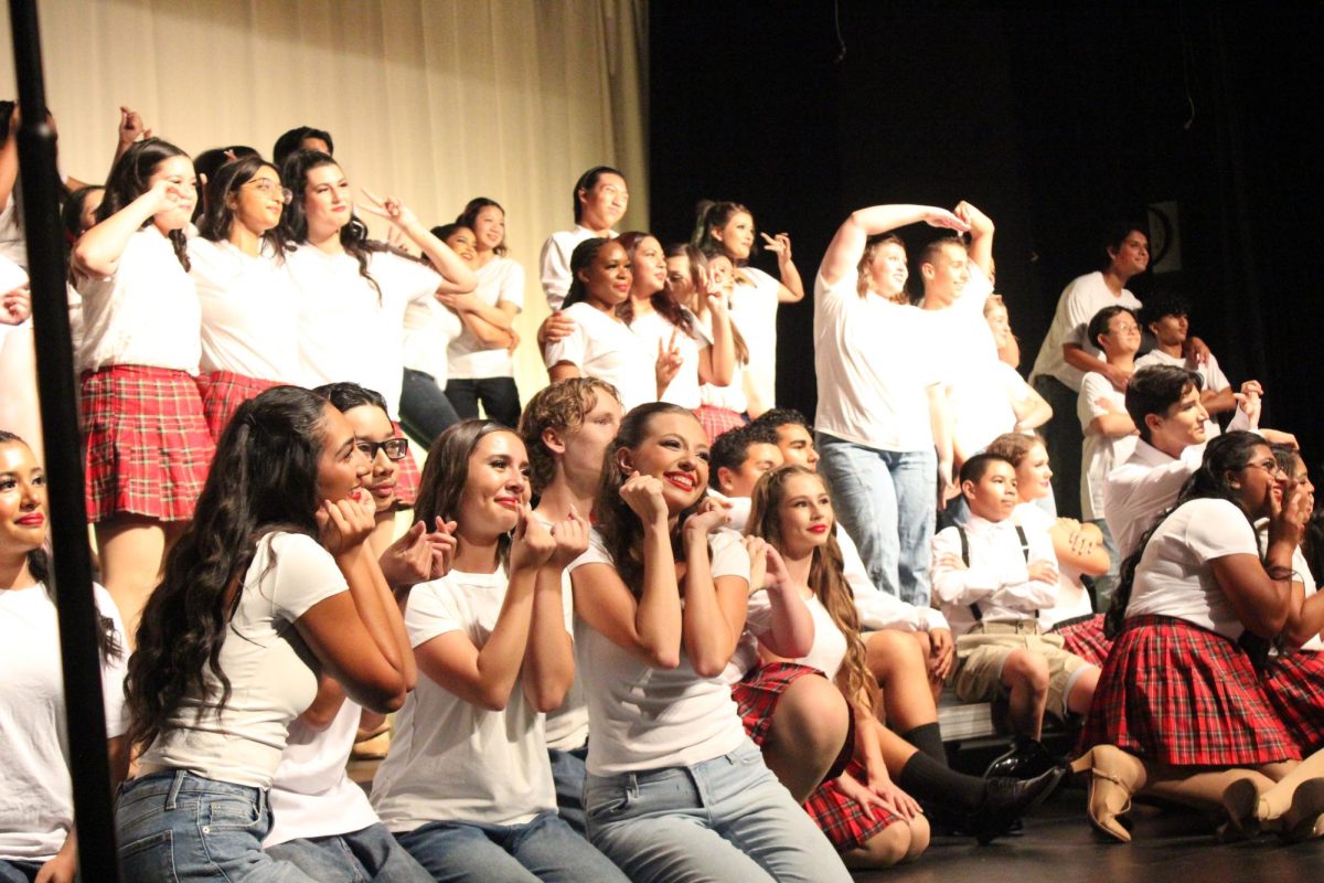 Choir looks energetic performing their first show of the year for their friends and family.