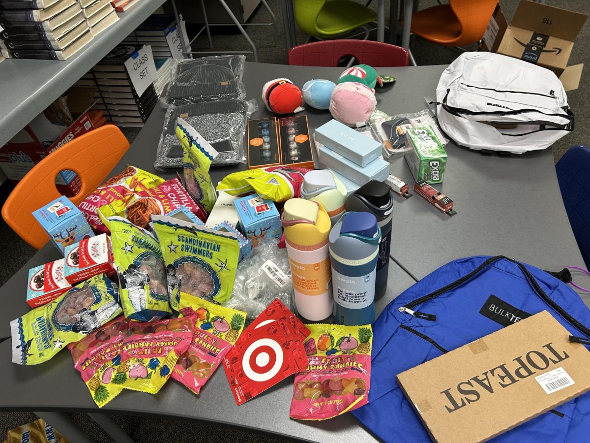 Hearts on Fire gathered donations for their bags of hope.