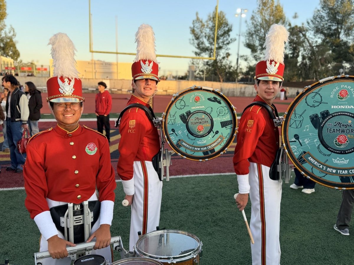 Jayden Vuong, Curtis Thurmond, and Owen O'Gara performed in the preview show and marched in the Tournament of Roses parade.